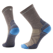 Smartwool Hike Crew Socks Taupe-Laguna Blue