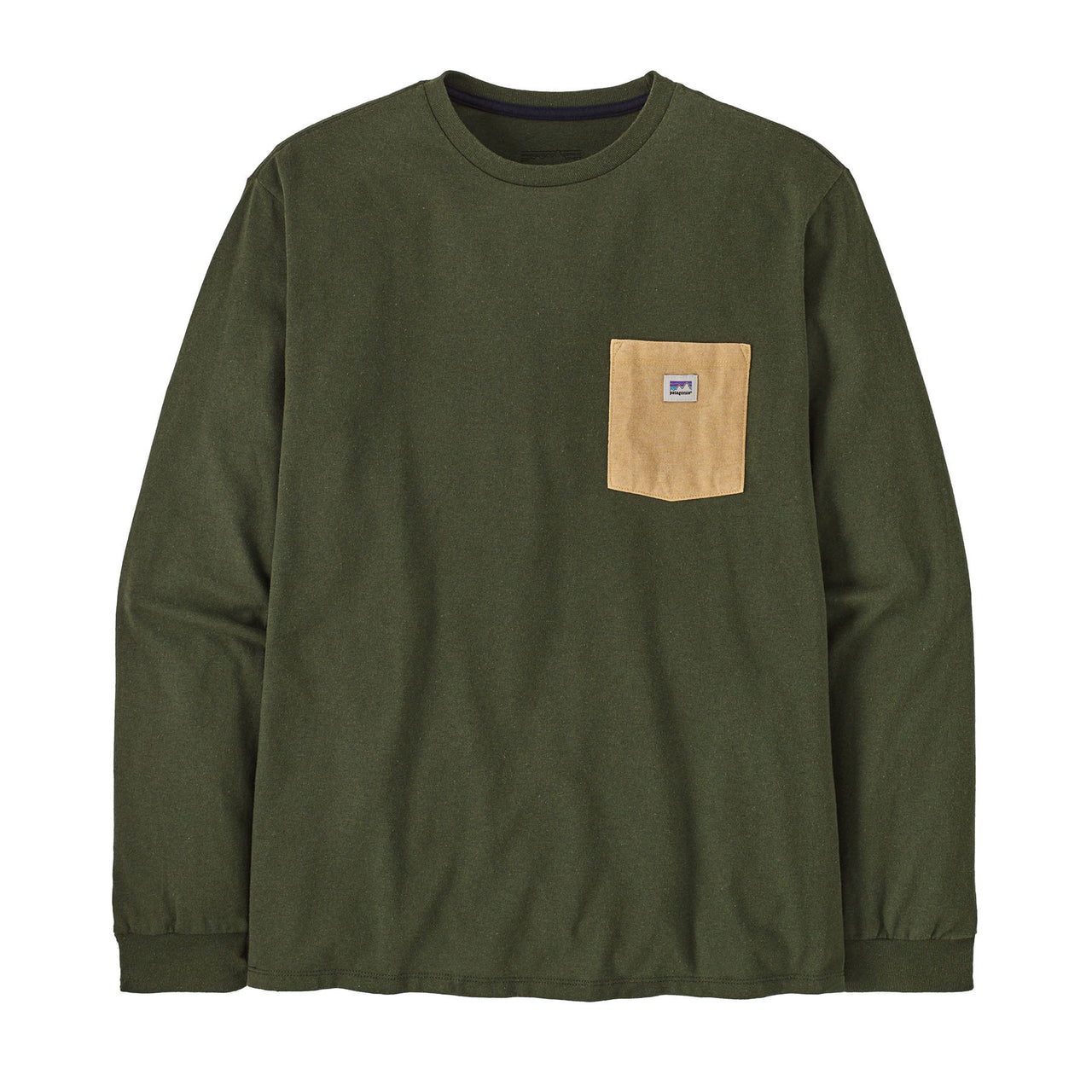 Men's Long-Sleeved Shop Sticker Pocket Responsibili-Tee®