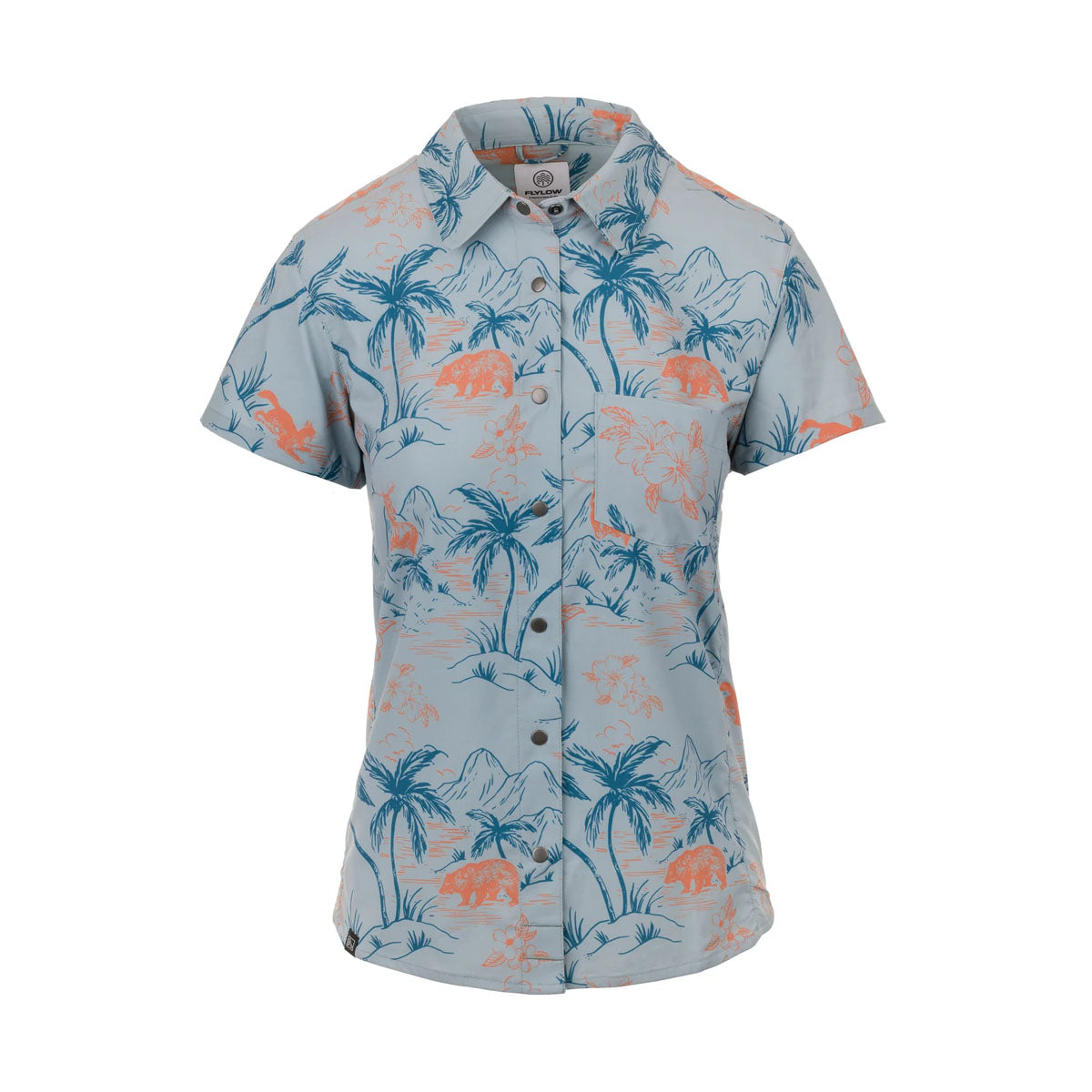 Flylow Women's Phoenix Shirt Blue Steel