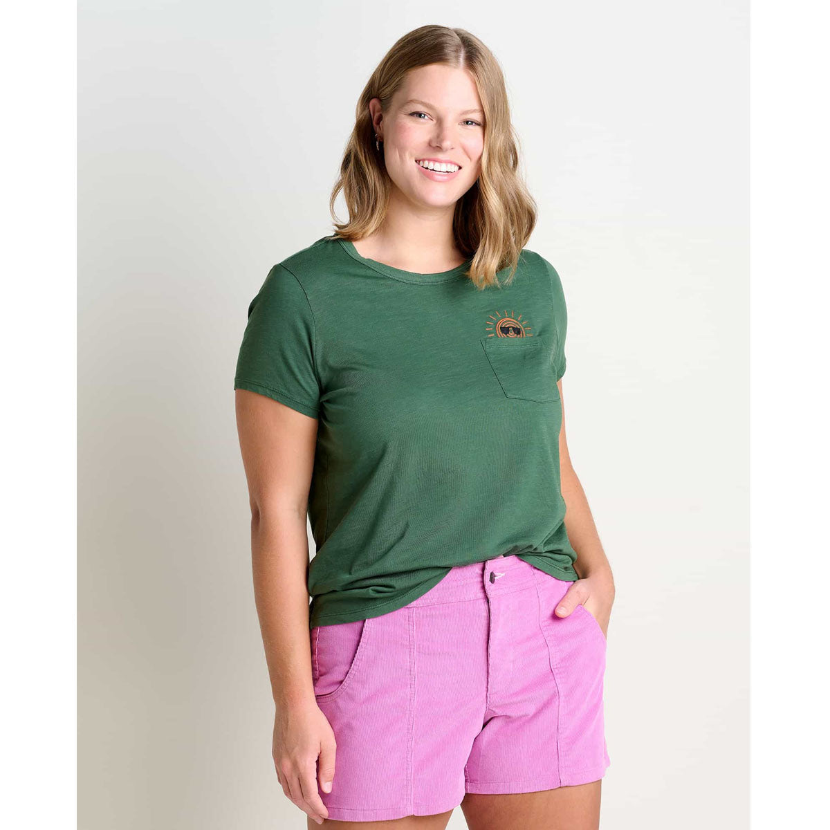 Toad&Co. Women's Primo Crew Embroidered Pasture Sun