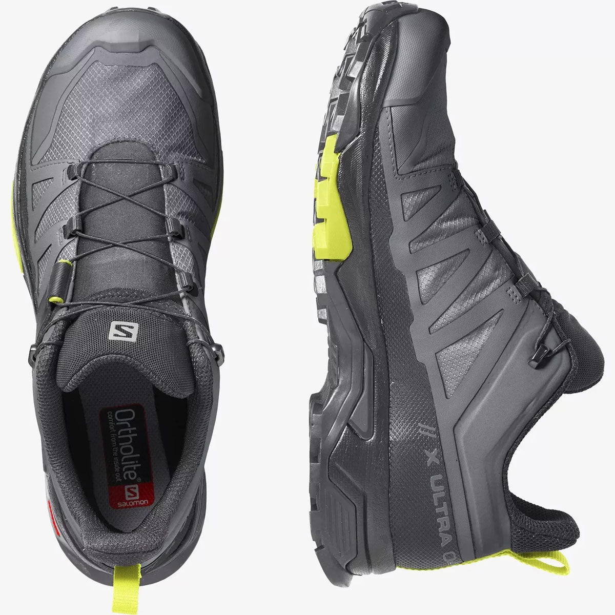 Salomon Men's X Ultra 4 GTX Quiet Shade / Black / Evening Primrose