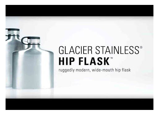 Glacier Stainless 6 Fl oz Hip Flask