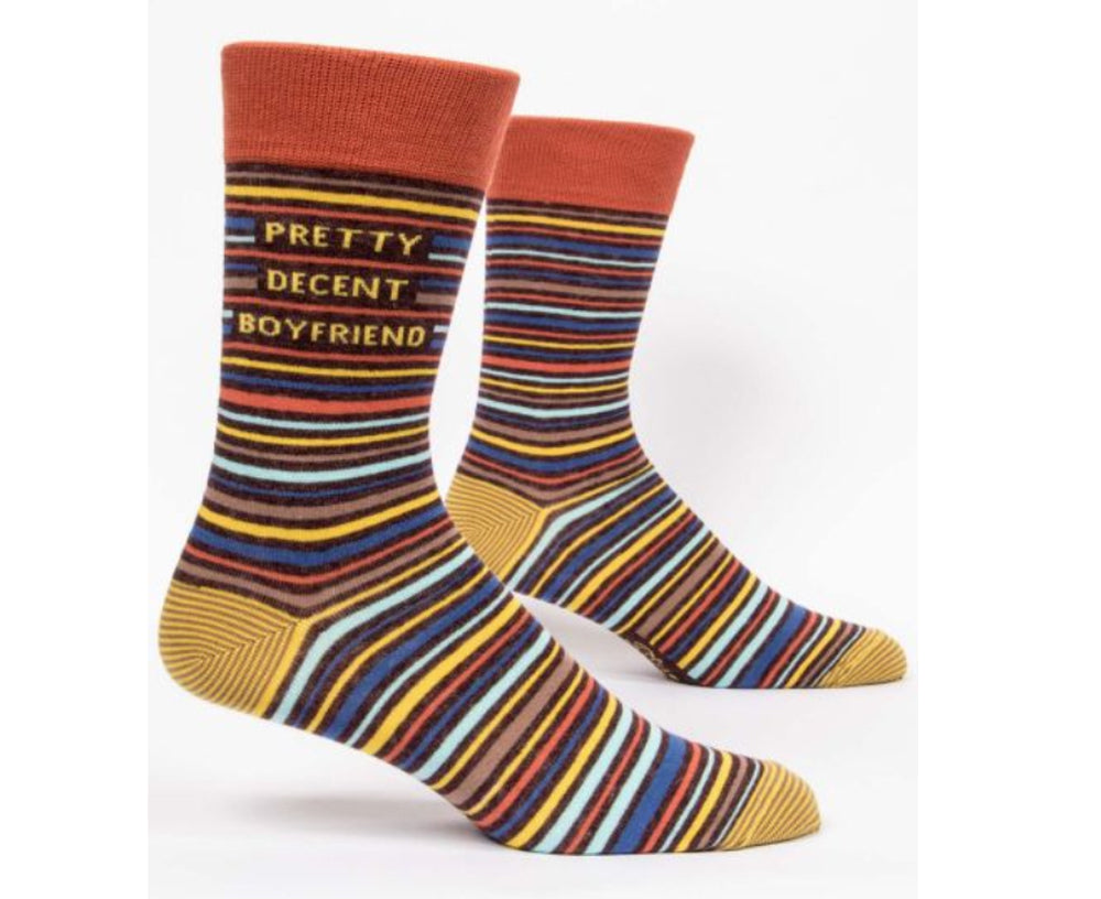 Men's Pretty Decent Boyfriend Crew Socks - Idaho Mountain Touring