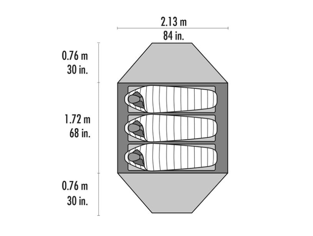 MSR Elixir 3 Backpacking Tent 10312